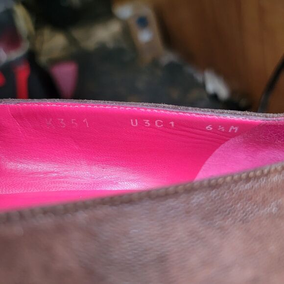 emanuel ungaro Vintage Size 6.5 Suede Y2K Loafers Slip On Shoes Round Toe - Picture 9 of 10